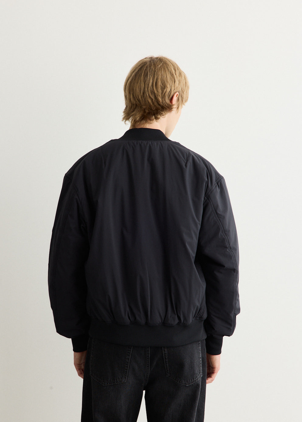 NB Grey Bomber Jacket