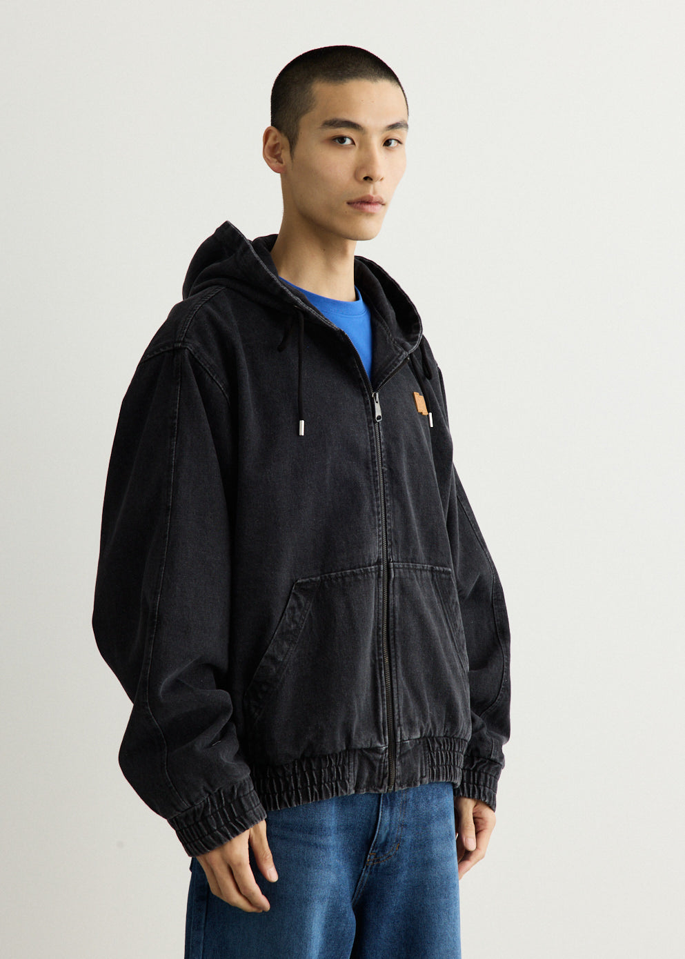 Significant Oversized Denim Hood Jacket