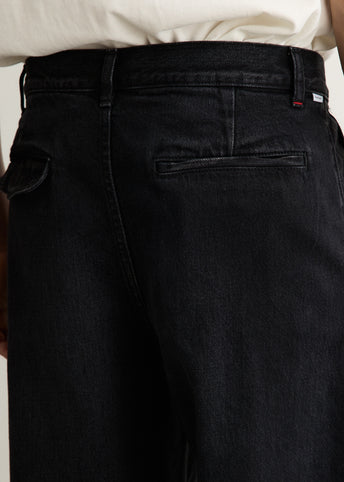 Selvage Denim Two Tuck Tapered Pants