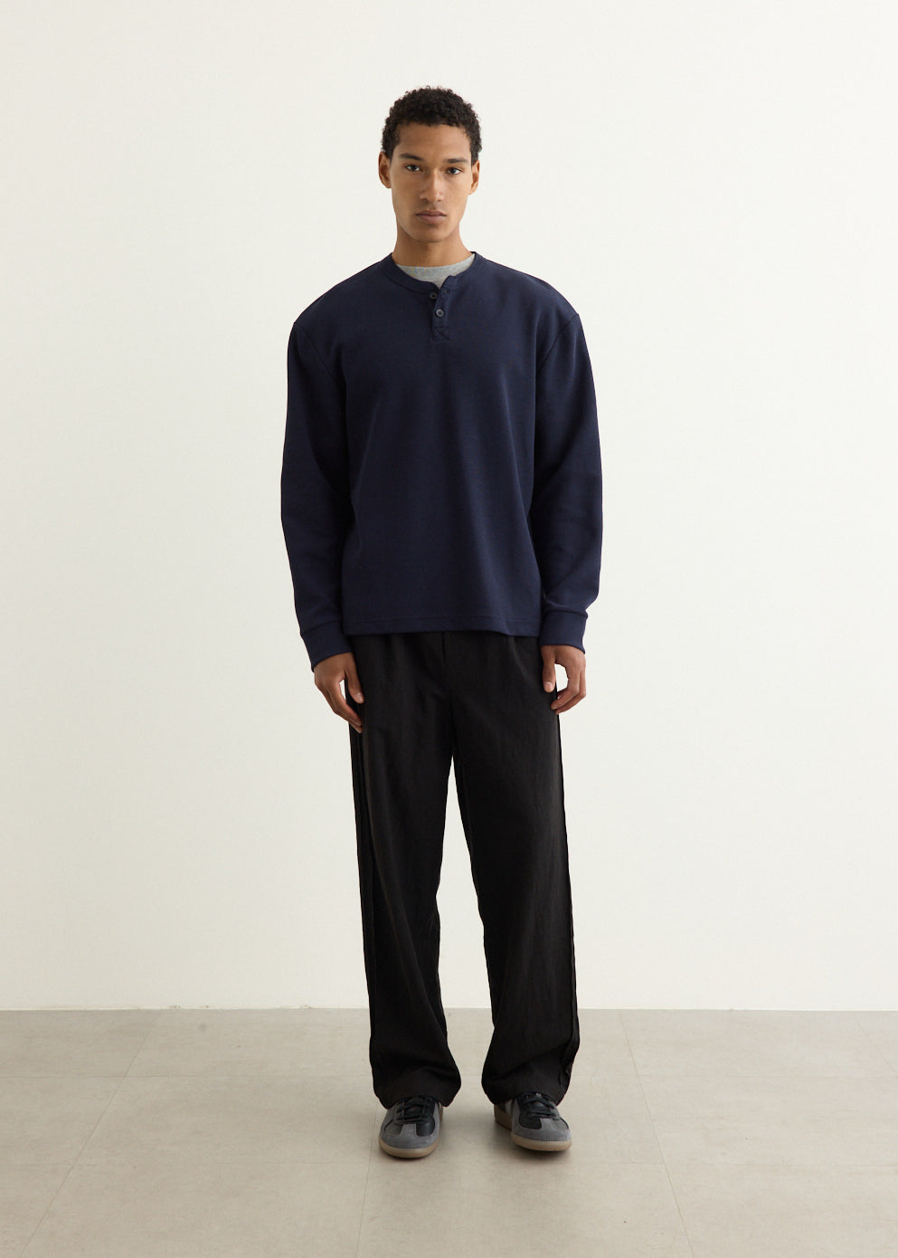 Haul Boxy Henley T-Shirt