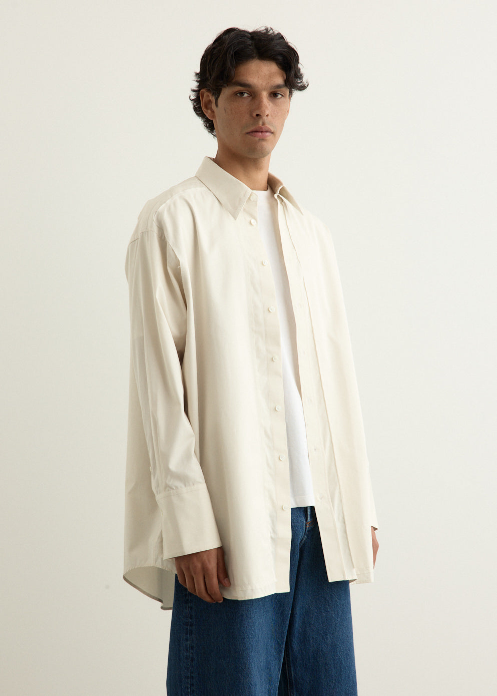 Edge Stitching Shirt
