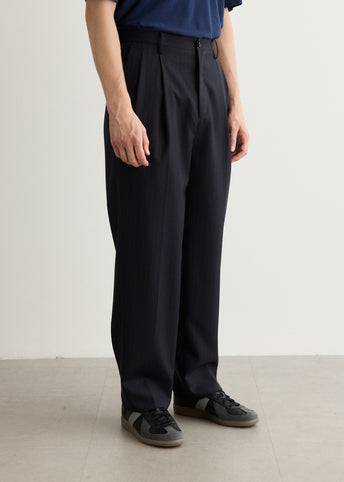 Shadow Stripe Toro. Shoecut Slacks