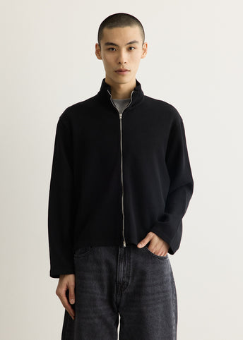 Shrunken Full Zip Polo