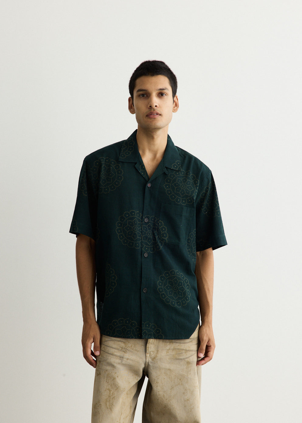 Ronen Block Print Shirt