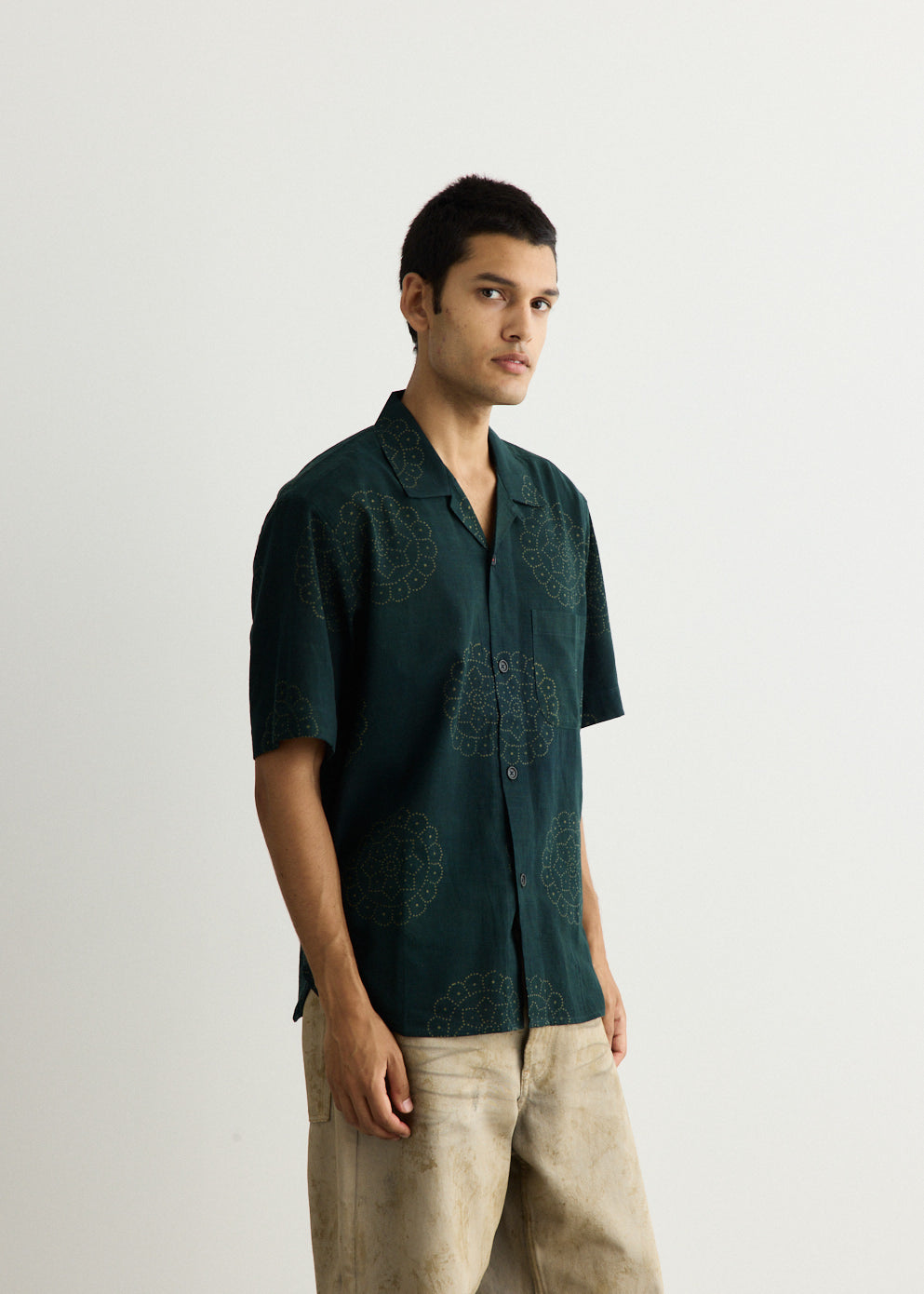 Ronen Block Print Shirt