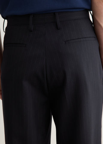 Shadow Stripe Toro. Shoecut Slacks