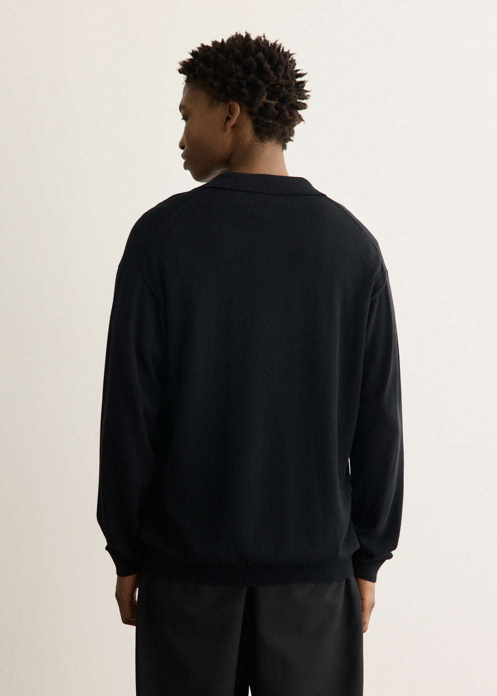 Silk Mixed Knitted Polo