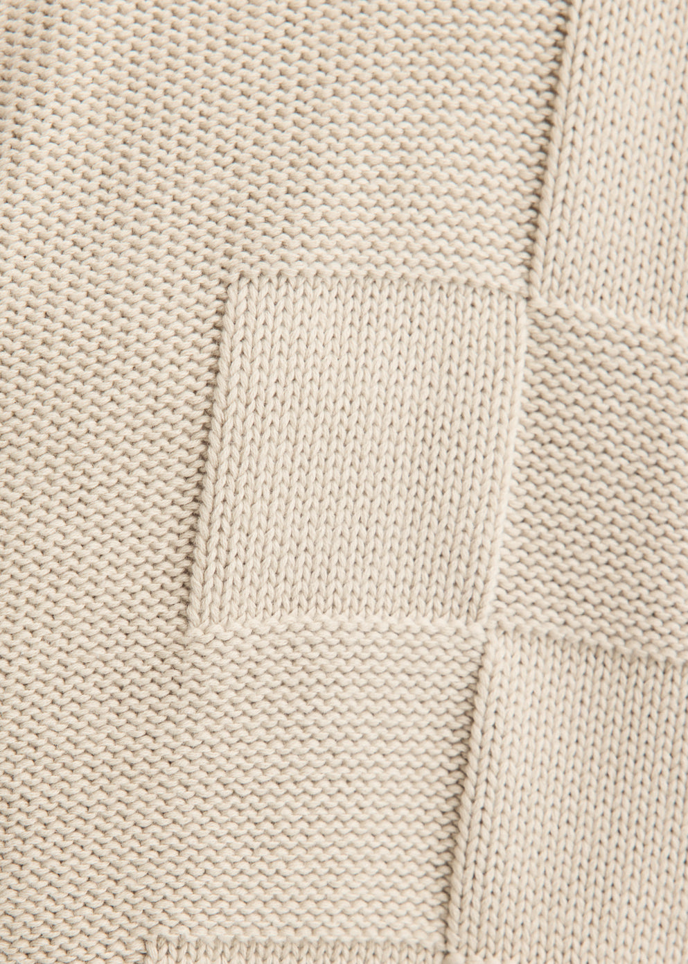Check Panel Cardigan