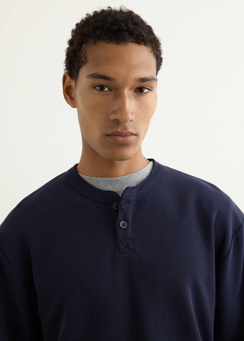 Haul Boxy Henley T-Shirt