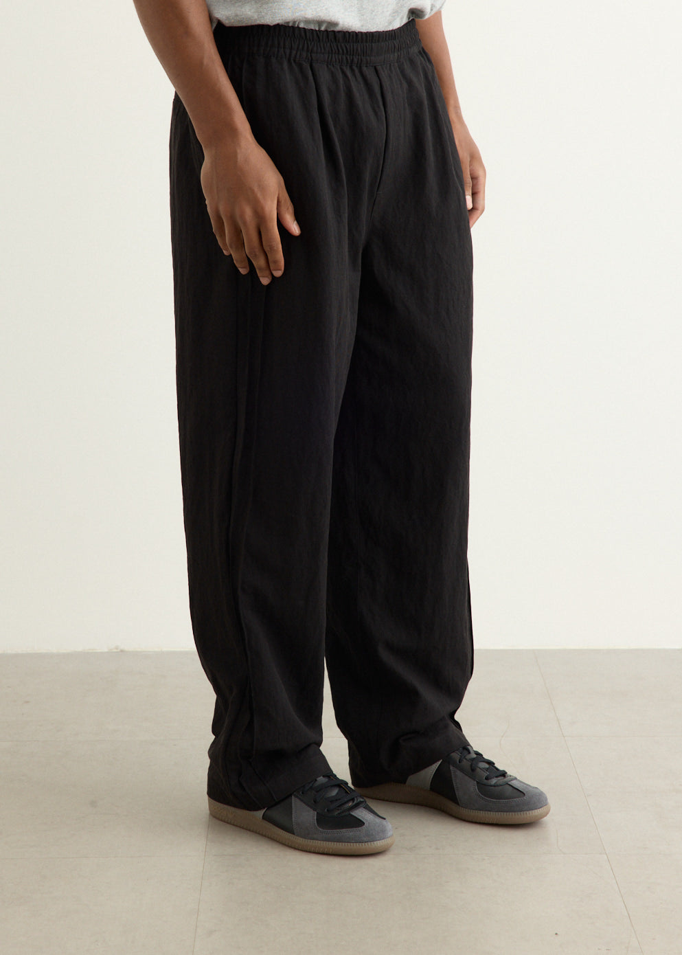 Elasticated Pleated Track Pants