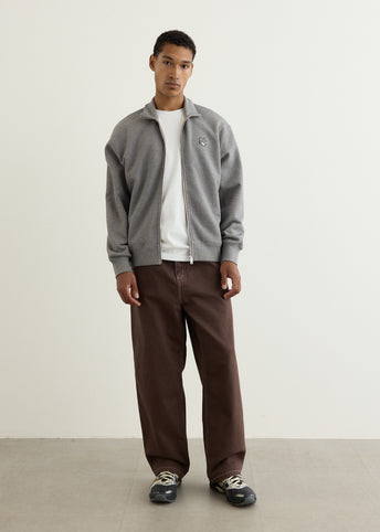 Grey Fox Head Zipped Comfort Sweatshirt