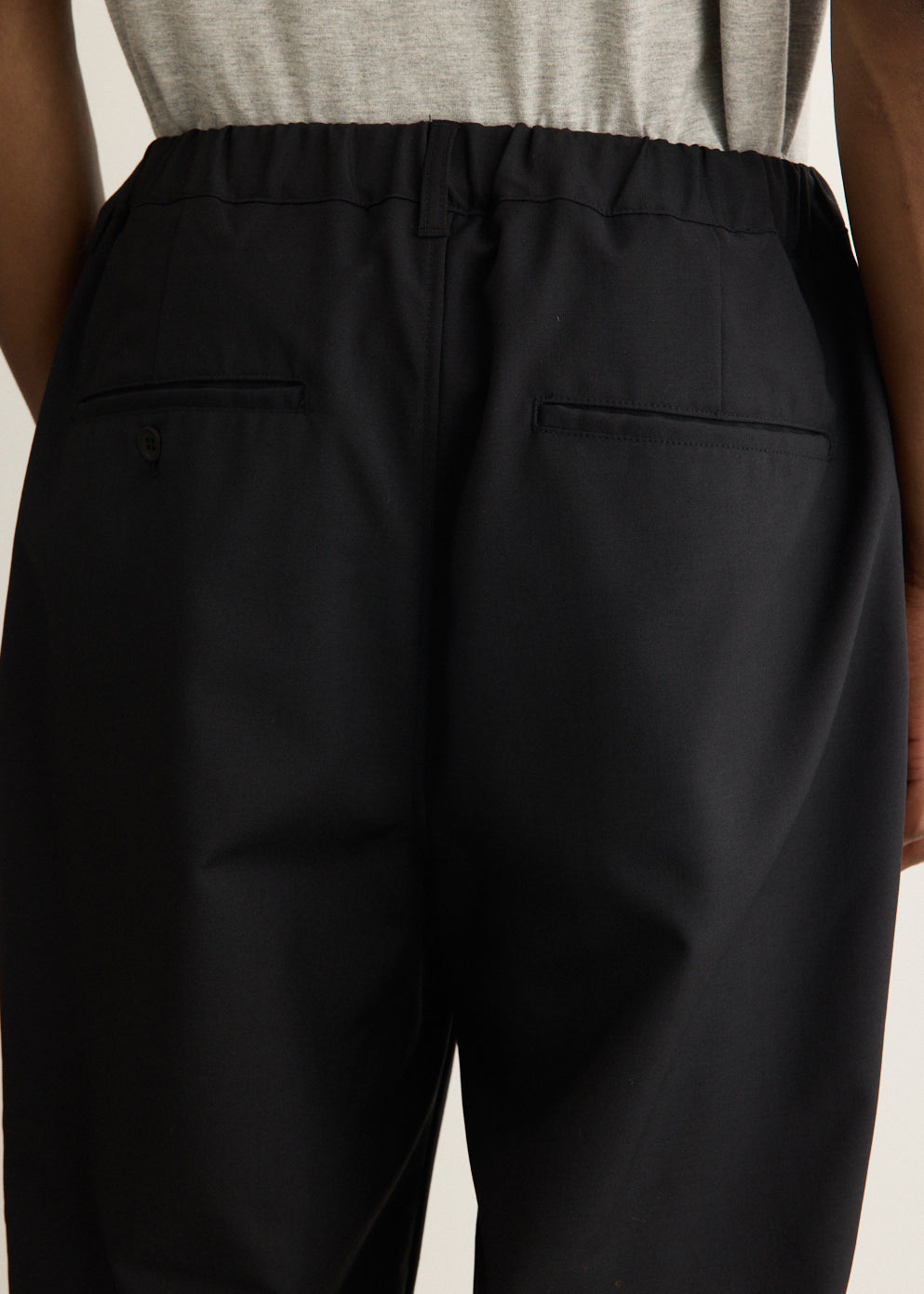 Cotton Twill Easy Pants