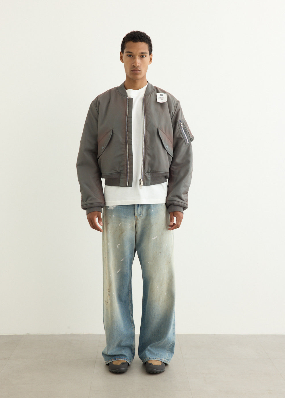 Orby Nylon Twill Bomber
