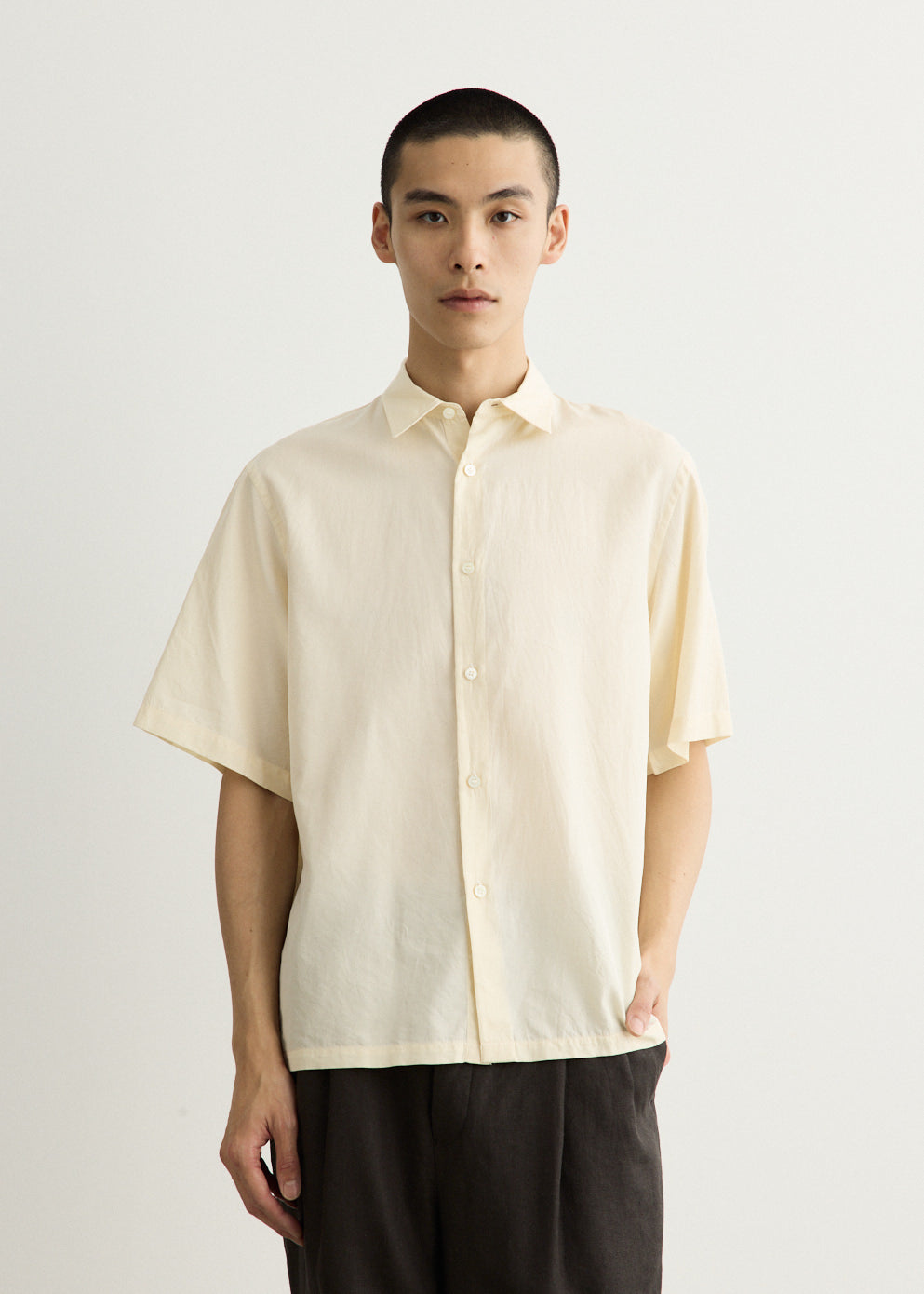 Plain Short Sleeve Shirt