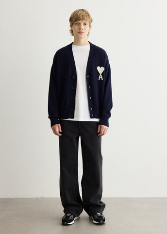 Cardigan With Contrasted Ami De Coeur