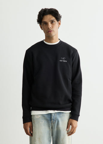 Emblem Fleece Crew Sweatshirt