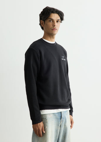 Emblem Fleece Crew Sweatshirt