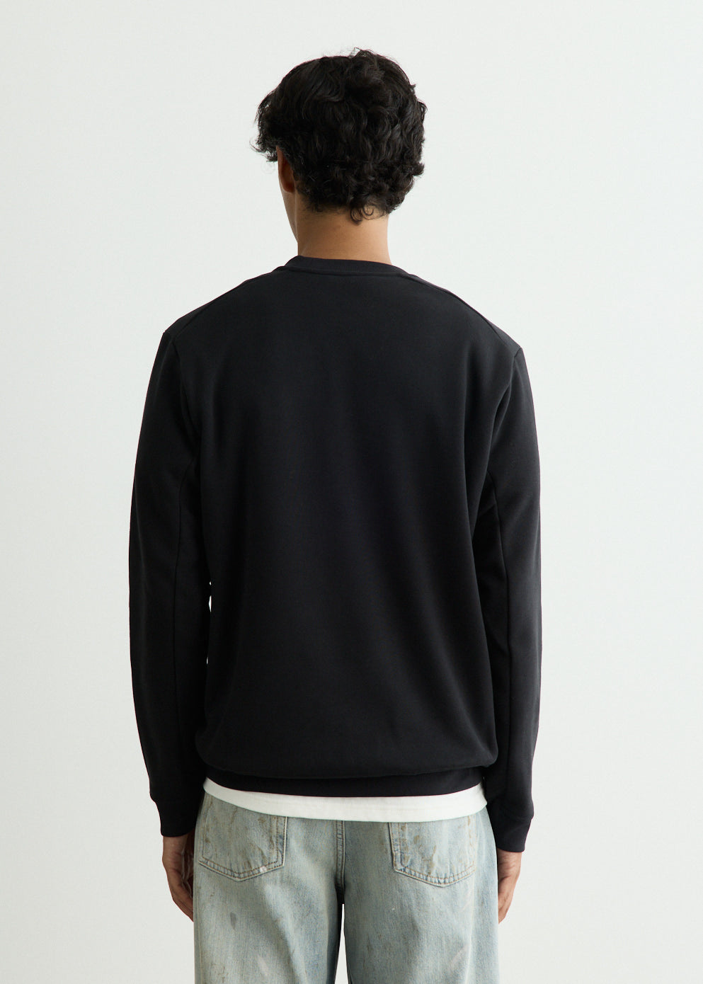 Emblem Fleece Crew Sweatshirt