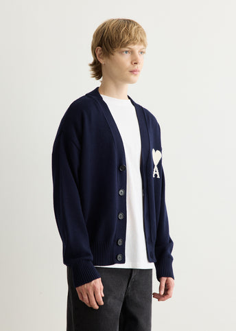 Cardigan With Contrasted Ami De Coeur