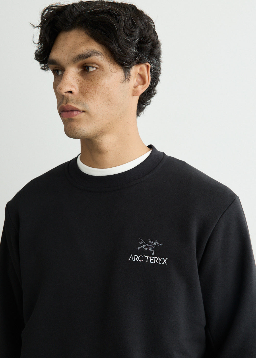 Emblem Fleece Crew Sweatshirt