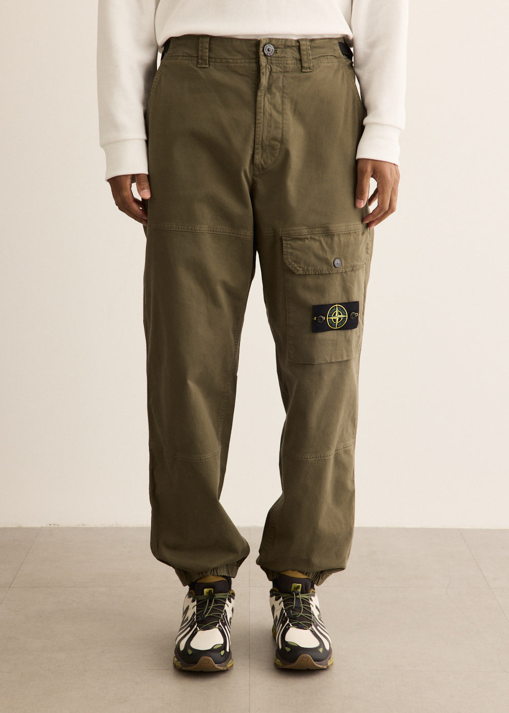 Loose Fit Organic Cotton Broken Twill Cargo Pants
