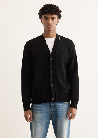 Symbol Embroidery Cardigan
