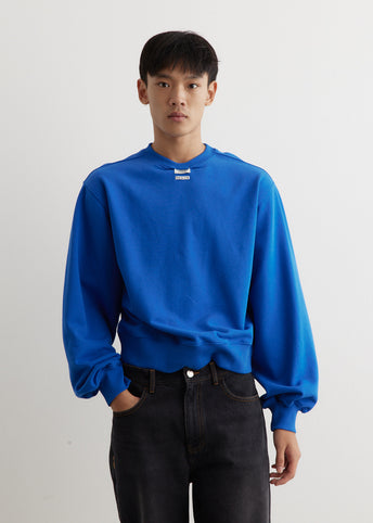 Tuck Neck Oversized Sweatshirt