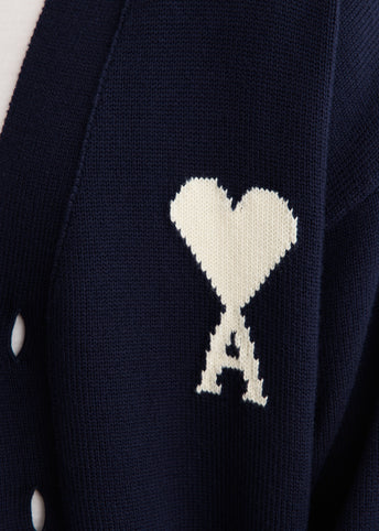 Cardigan With Contrasted Ami De Coeur