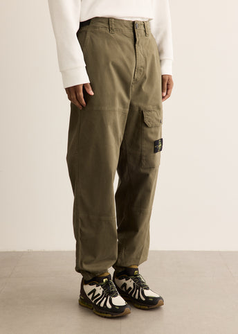 Loose Fit Organic Cotton Broken Twill Cargo Pants