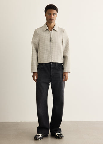 Semi-Oversized Zip Jacket