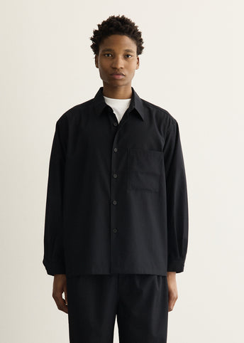 Cotton Twill Shirt Jacket
