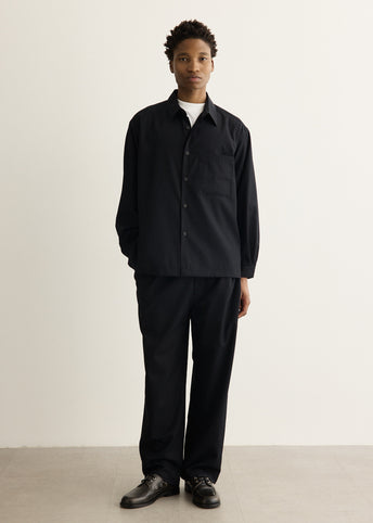 Cotton Twill Shirt Jacket