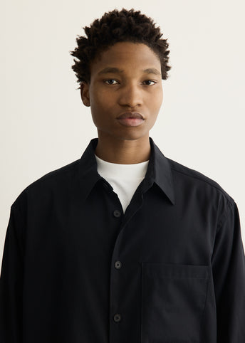 Cotton Twill Shirt Jacket