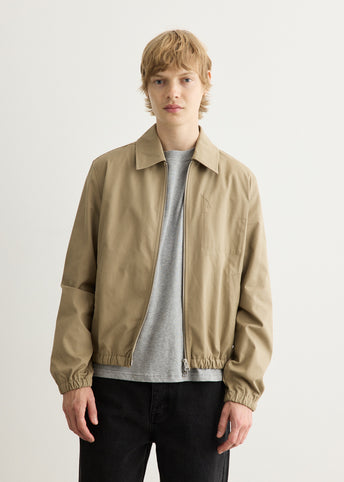 Zipped Jacket With Embossed Ami De Coeur