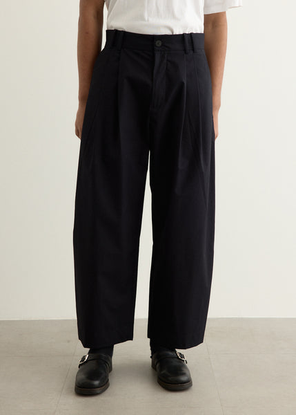 パンツ Jokerstudio nicholson YALE POWER 22ss Yale Cotton Double Pleat Volume Pants