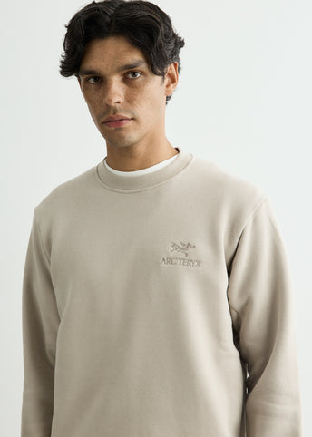 Emblem Fleece Crew Sweatshirt