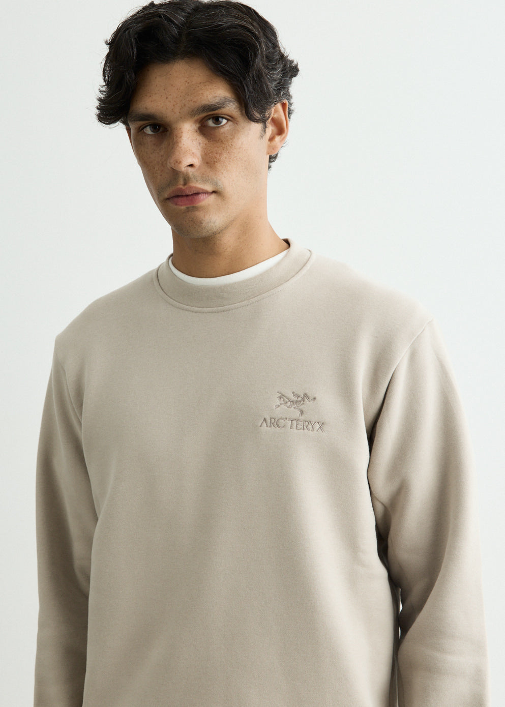 Emblem Fleece Crew Sweatshirt
