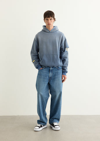 SWT Knit Reversible Elbow Ripped Sweatshirt (PECKISH RAINBOWY)