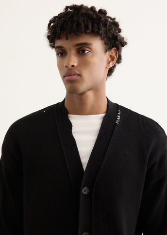 Symbol Embroidery Cardigan