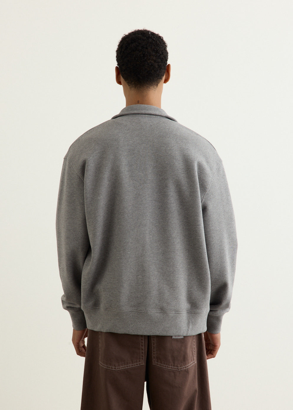 Grey Fox Head Zipped Comfort Sweatshirt
