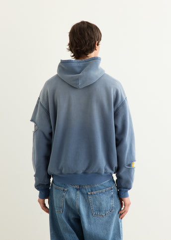 SWT Knit Reversible Elbow Ripped Sweatshirt (PECKISH RAINBOWY)