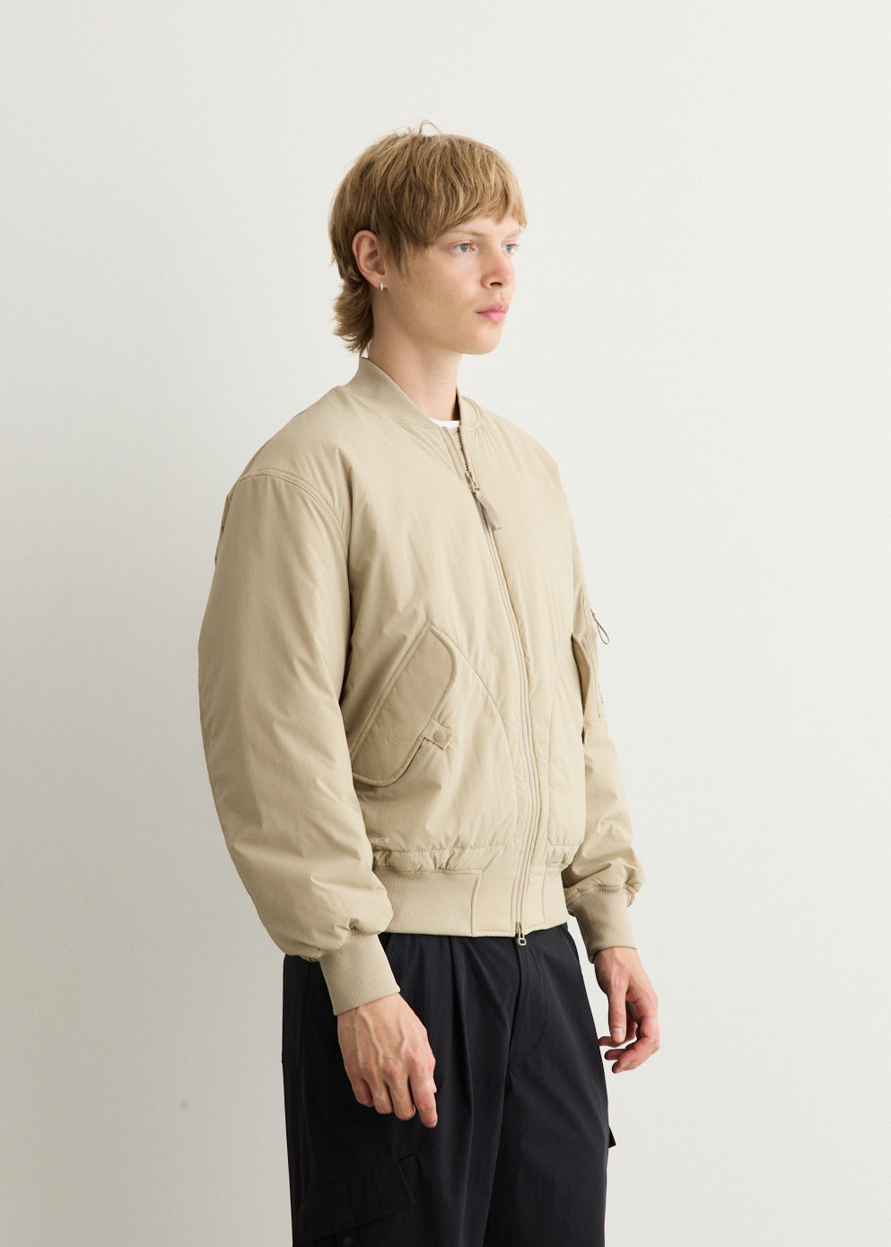 NB Grey Bomber Jacket