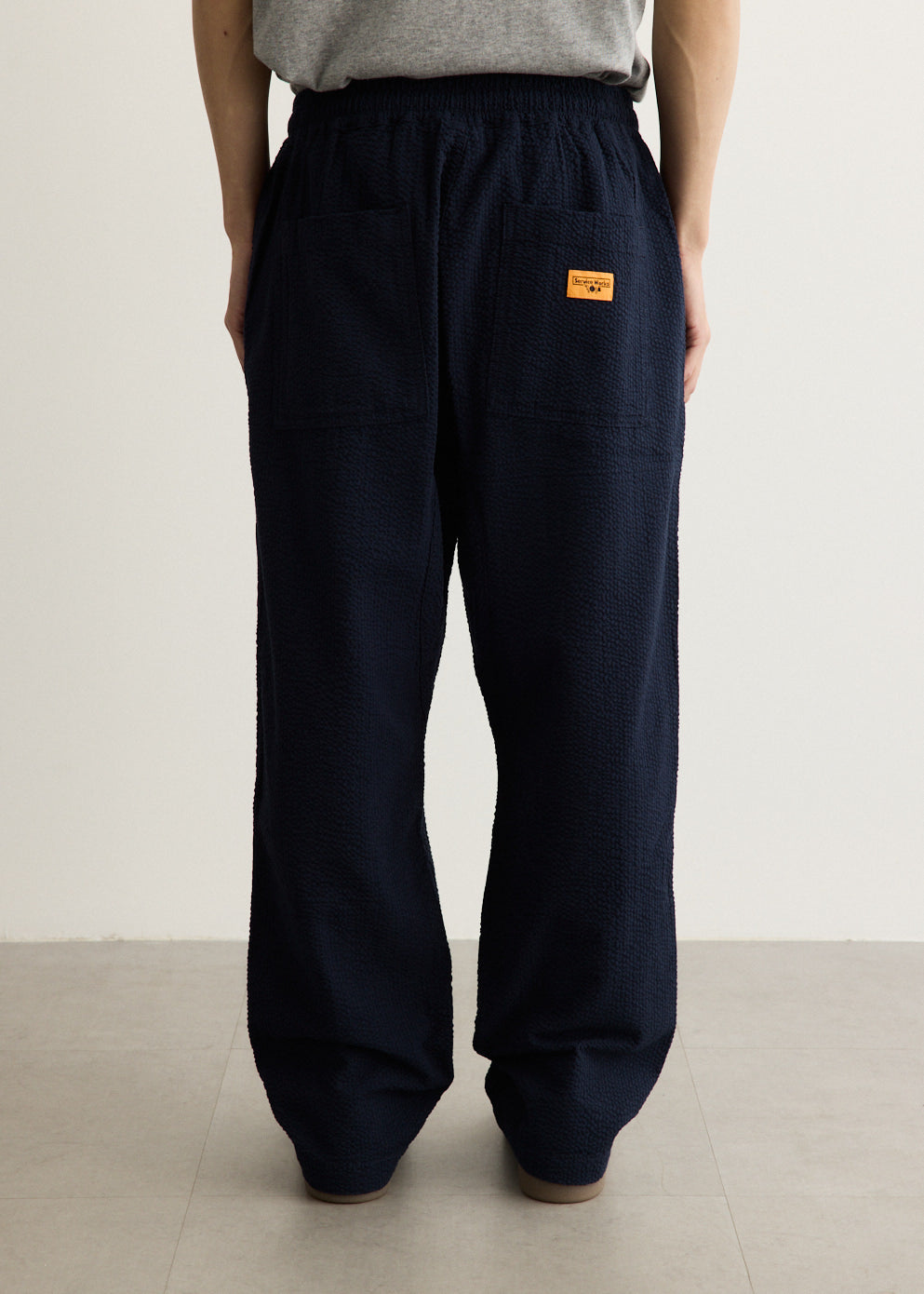 Seersucker Chef Pants