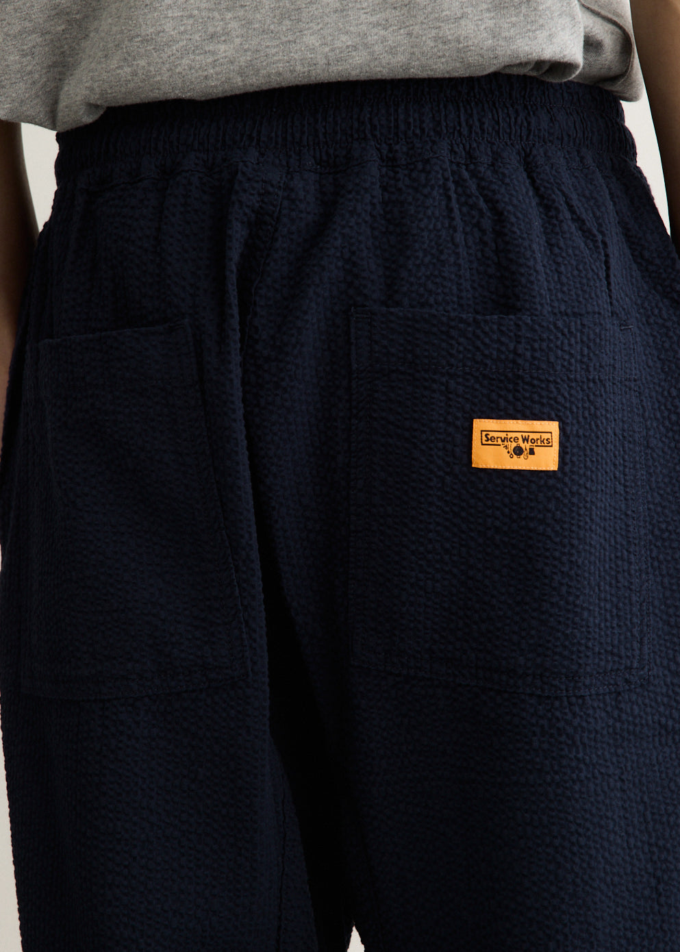 Seersucker Chef Pants