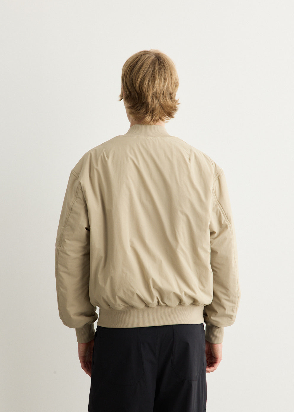 NB Grey Bomber Jacket