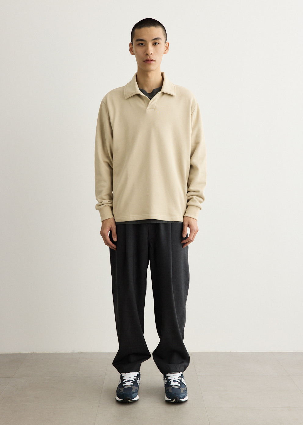 Vinnie Long Sleeve Terry Polo