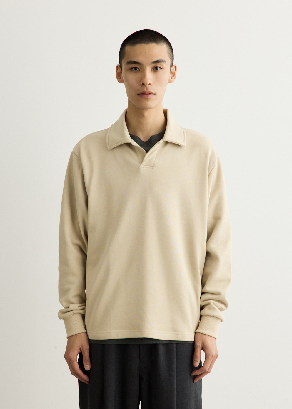 Vinnie Long Sleeve Terry Polo