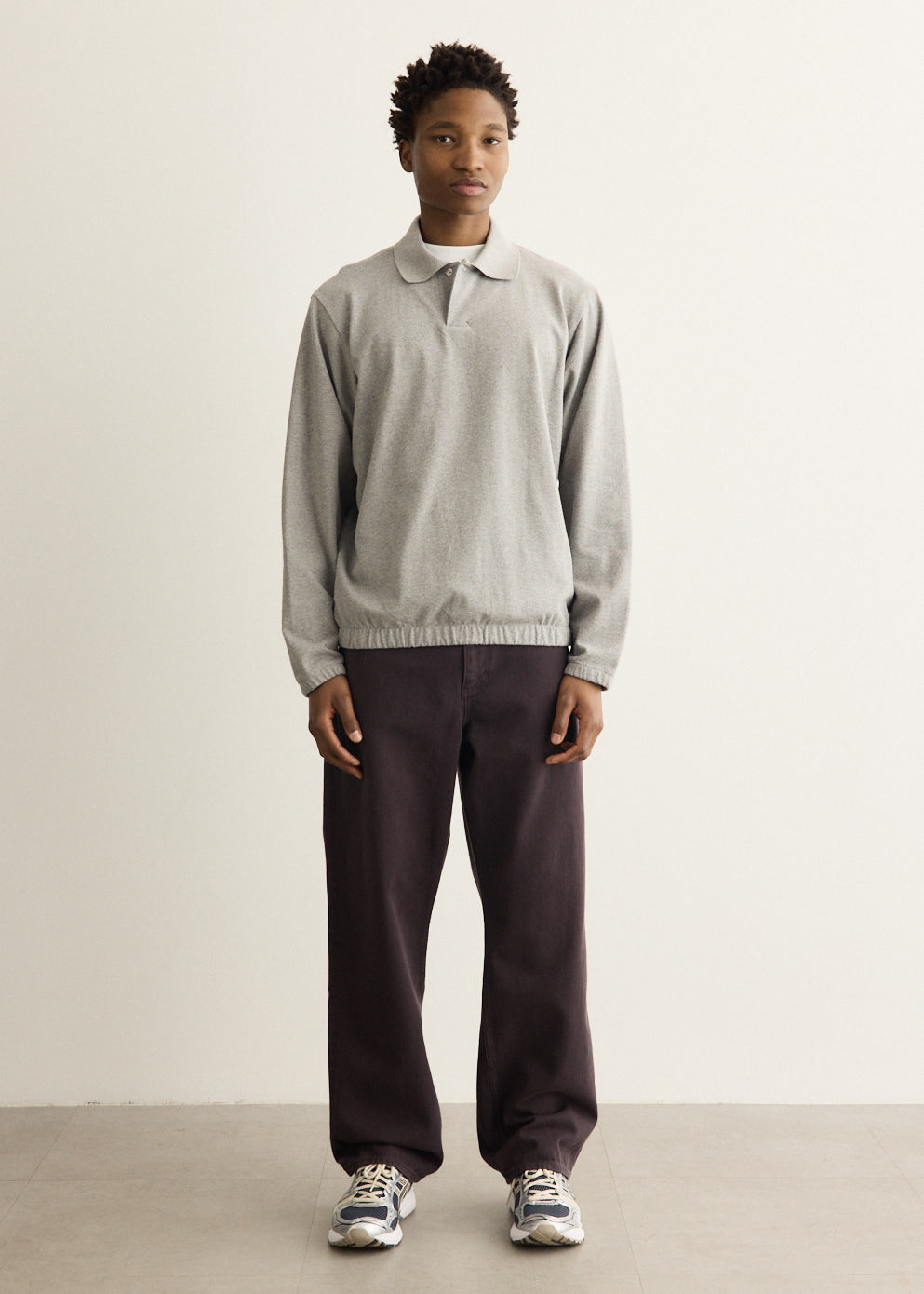 Sylane Relaxed Light Pile Jersey Polo