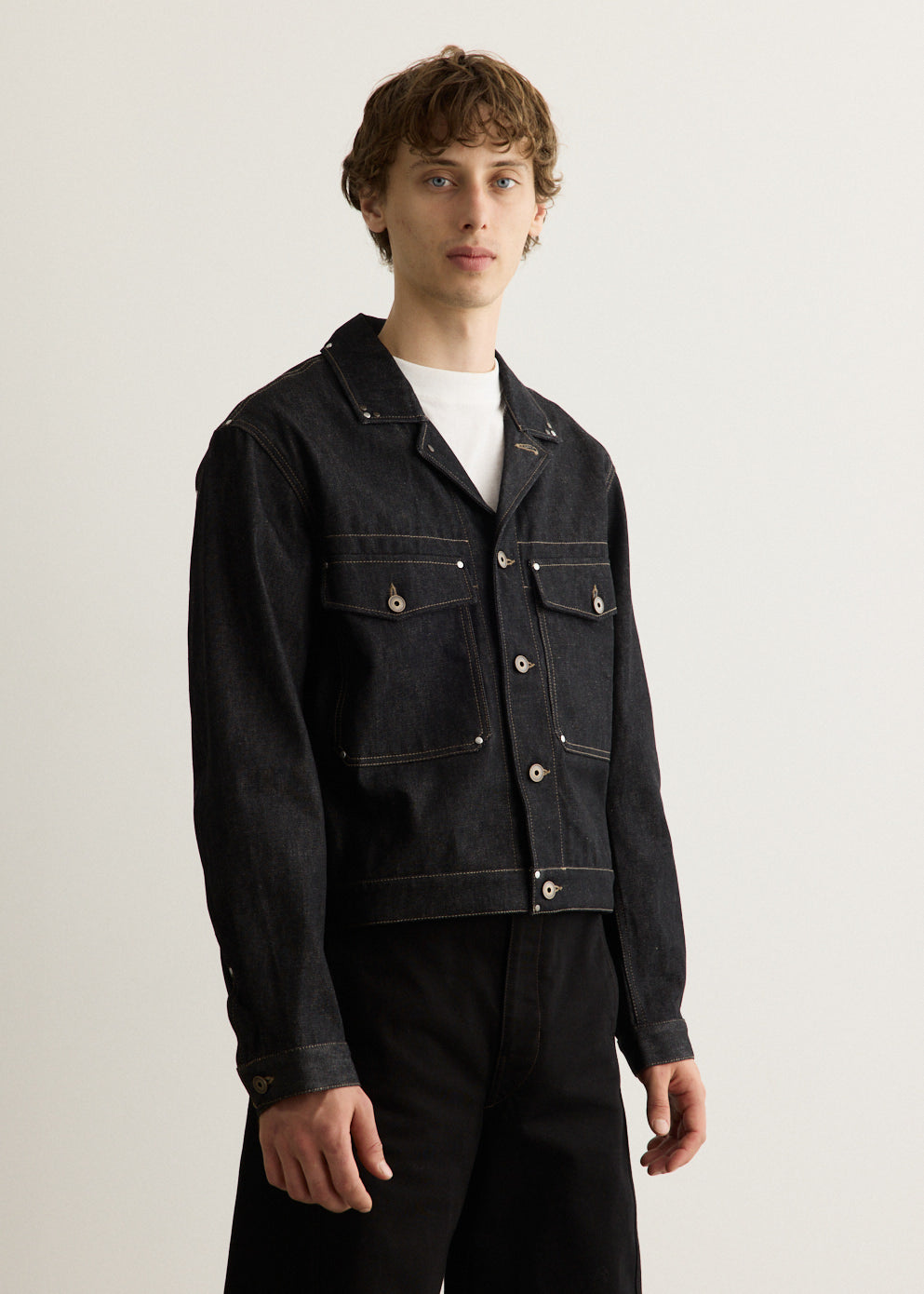 Trucker Jacket With Studs