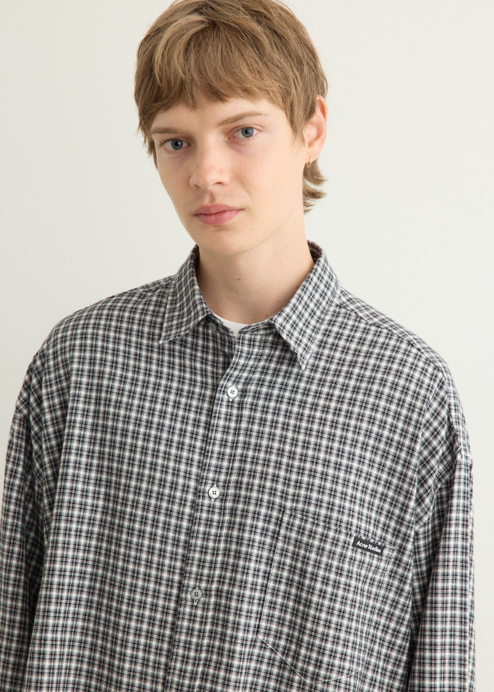 Soffia Long Sleeve Washed Flannel Shirt